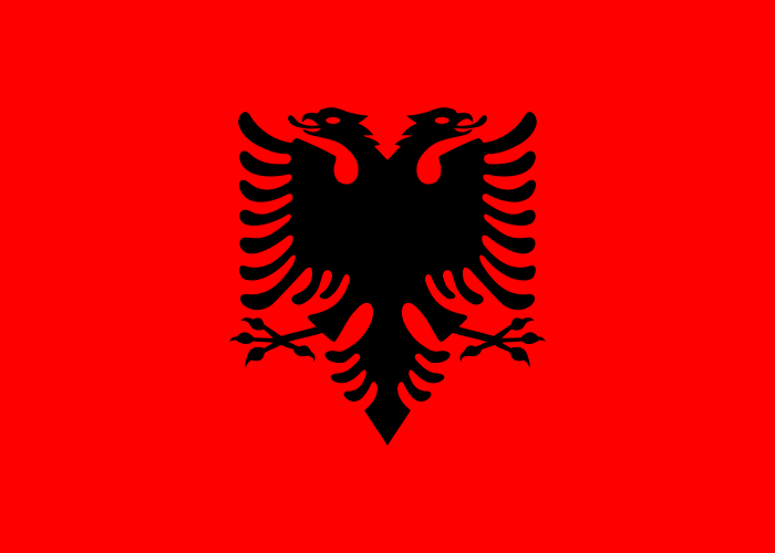 Fichier:Flag of Albania.png