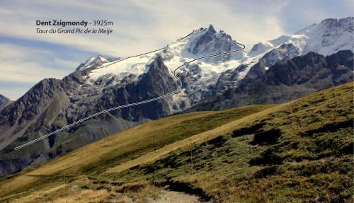 Massif des Écrins : le tour de la meije